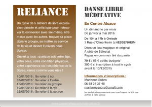 Reliance : stage de Danse méditative en Alsace